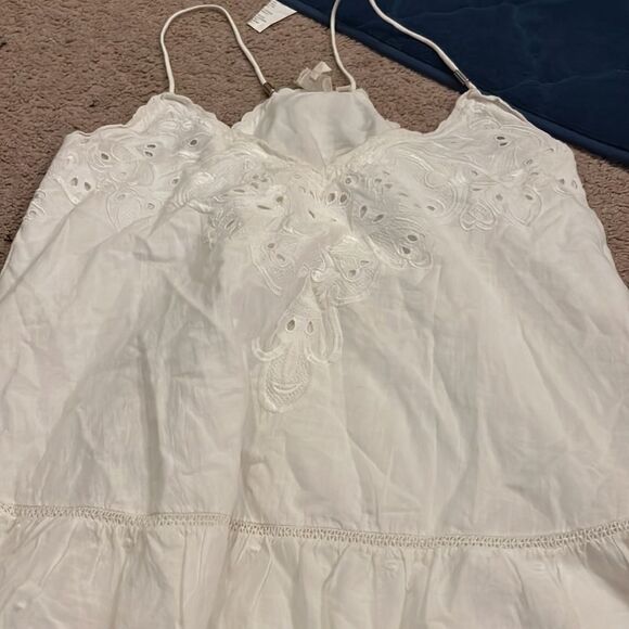 Anthropologie letimebe white blouse 4 - Picture 2 of 6